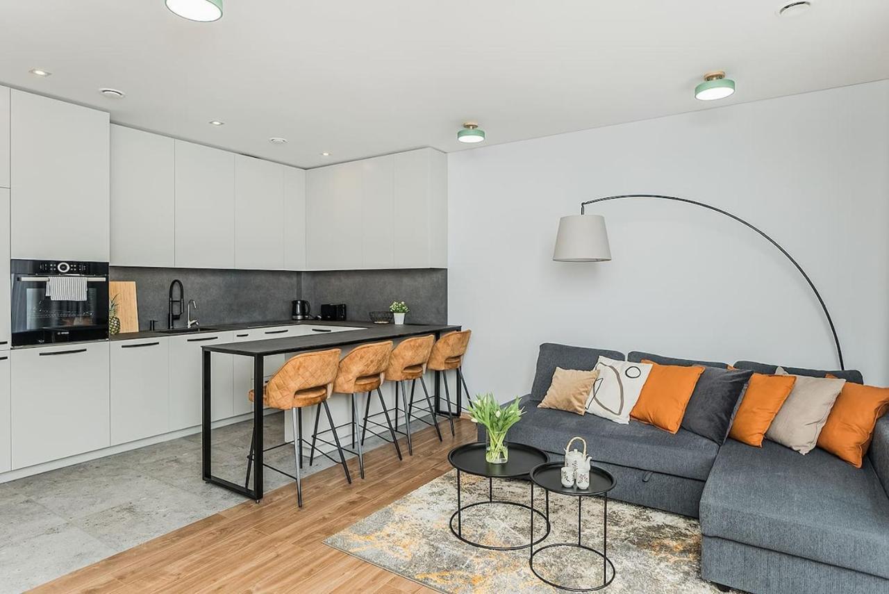 Lovely Apartment With Private Terrace By Urban Rent Kaunas Extérieur photo